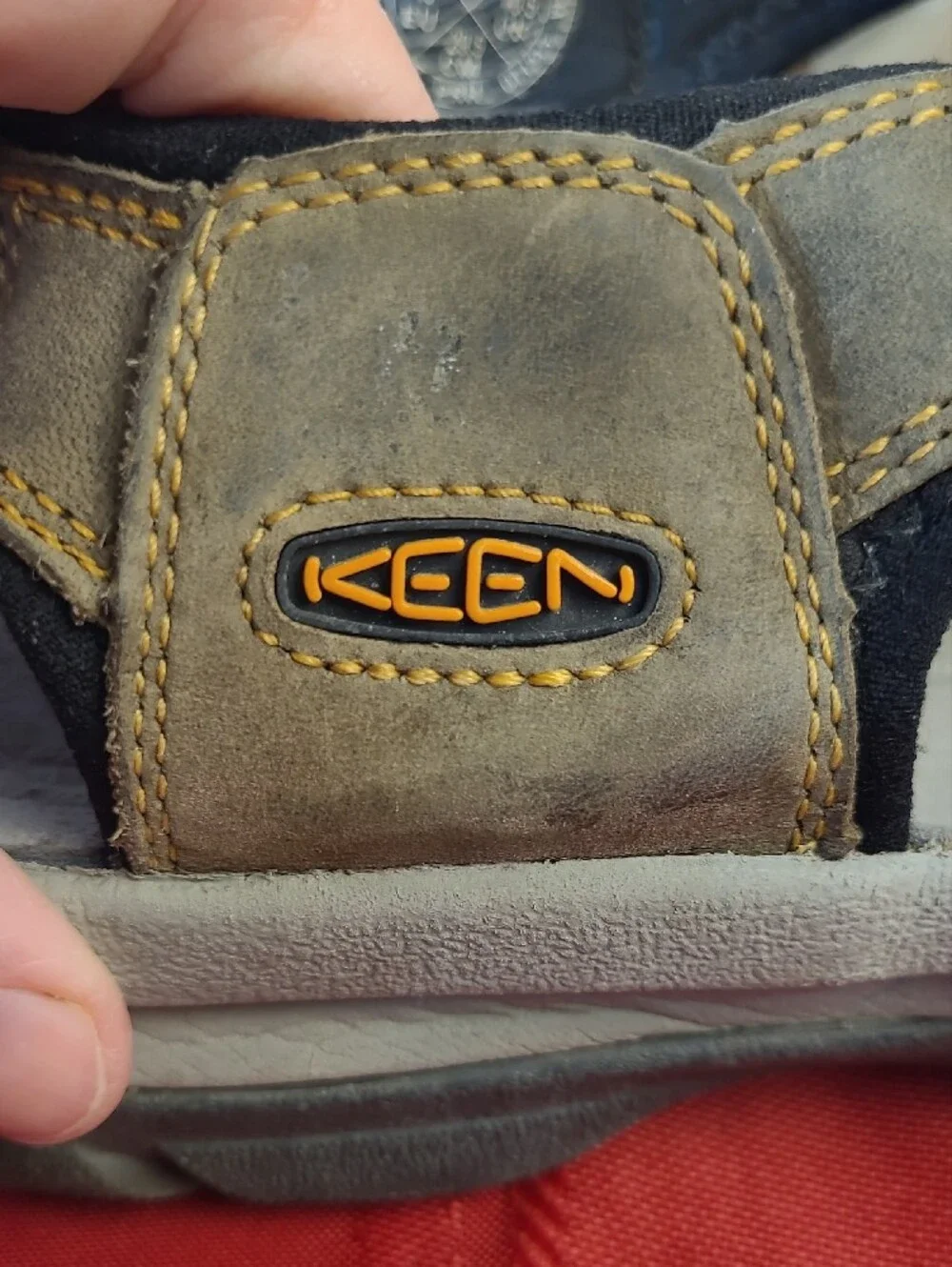 Keen Venice H2 Leather Men's Closed-Toe Sport Sandals  Brown and Gray Size 11.5